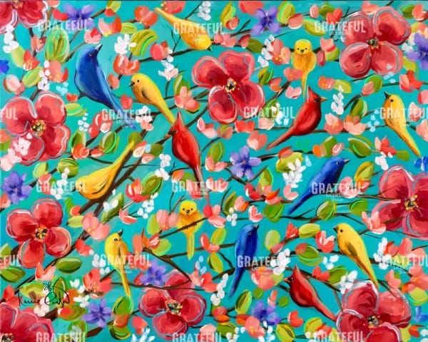 Ink Blossoms and Songbirds