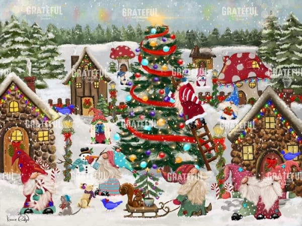 gnome xmas village