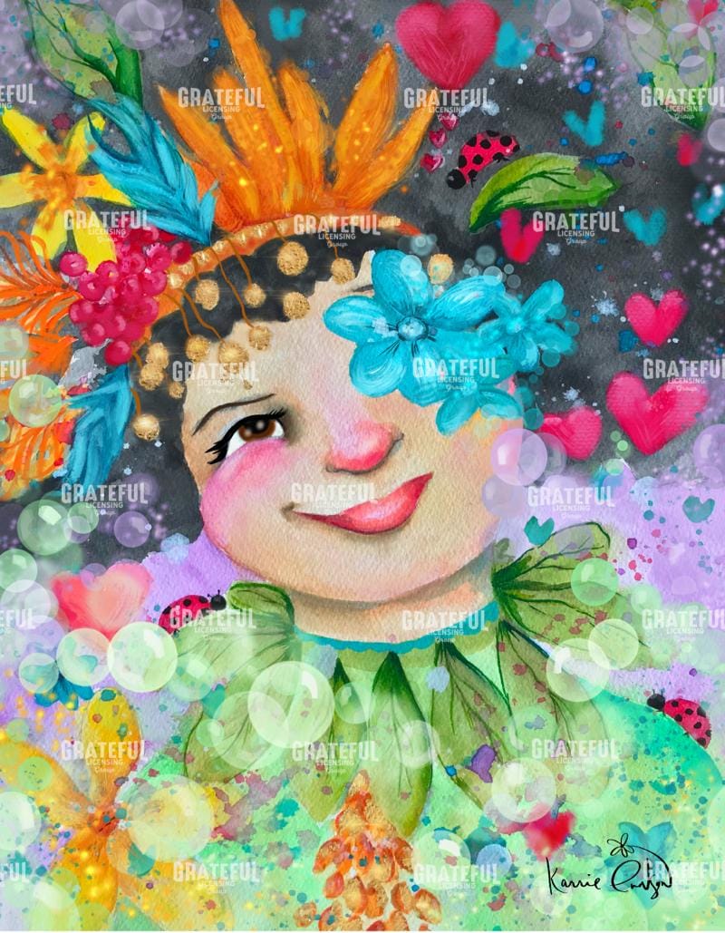 Ladybugs And Flowers