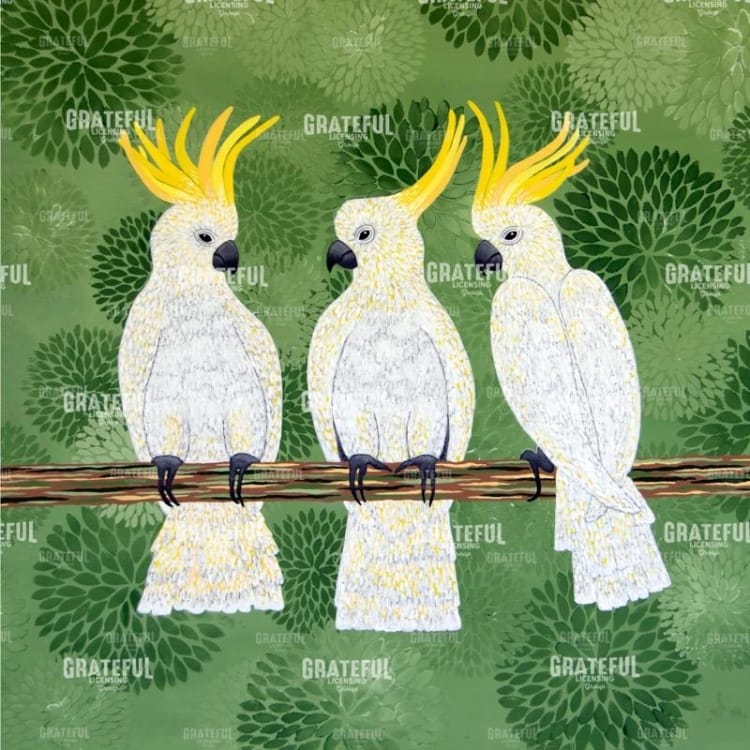 Cockatoo Trio