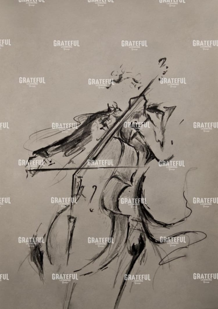 The Cellist (Sketch)