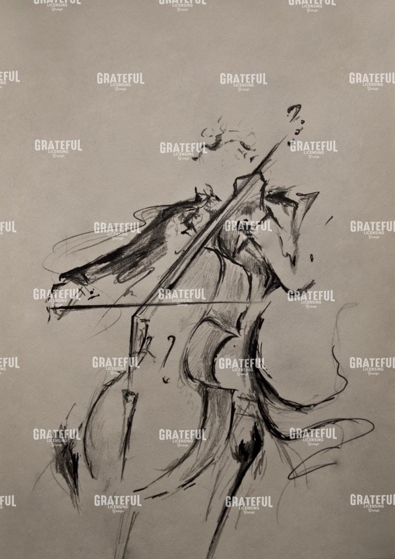 The Cellist (Sketch)