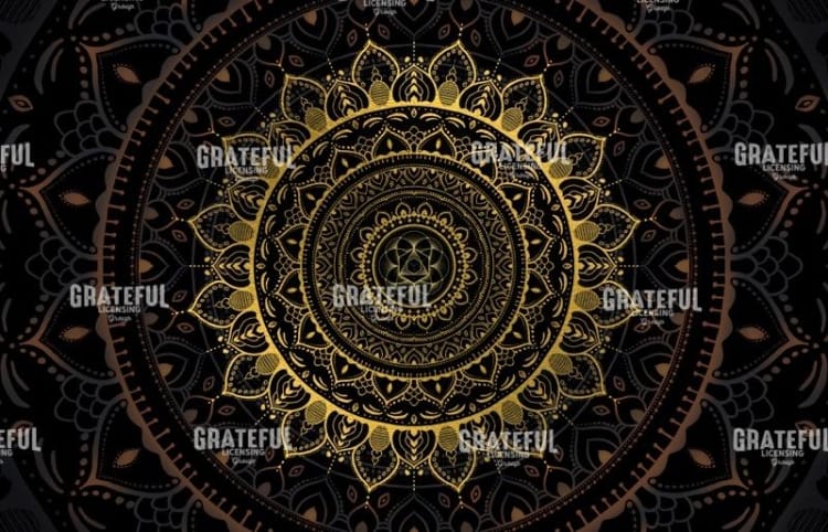Gold Zen Mandala