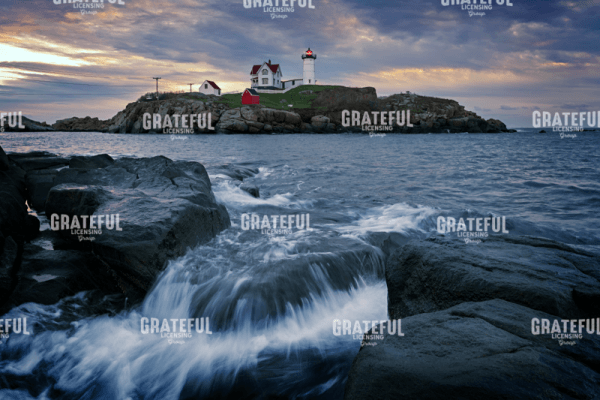 A Touch of Gray at Cape Neddick