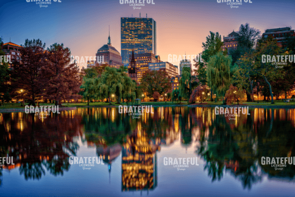 Autumn Twilight in Boston