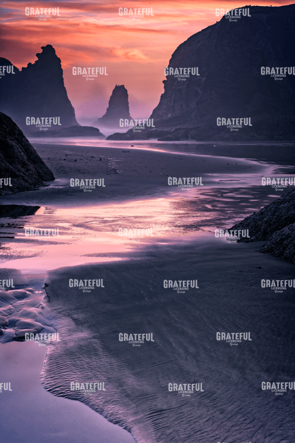 Last Light on Bandon Beach