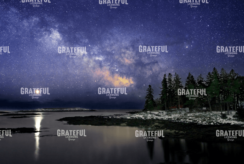Milky Way Over the Sheepscot River