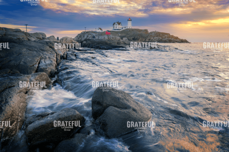Morning Tide at Cape Neddick