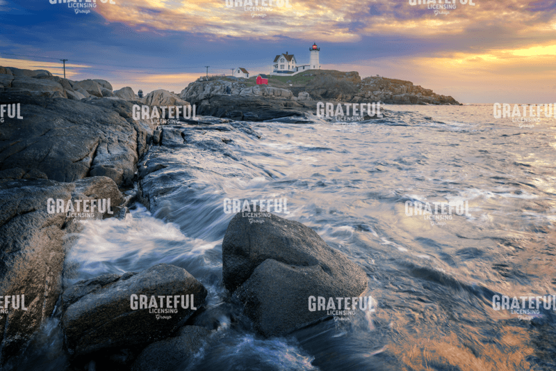Morning Tide at Cape Neddick