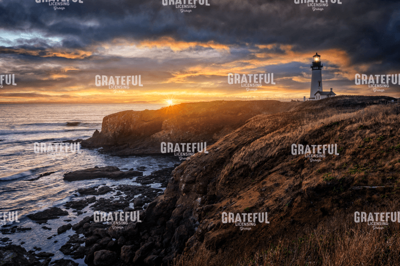 Sunset at Yaquina Head Lighthouse