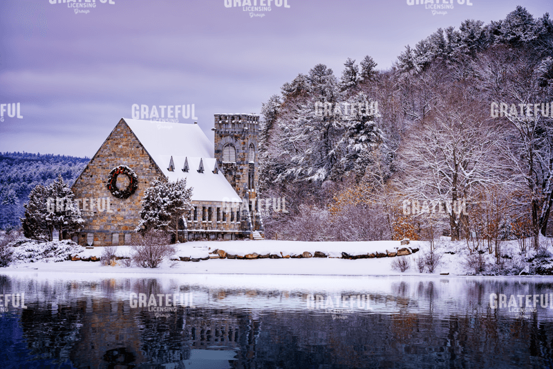 Winter at the Old Stone Church
