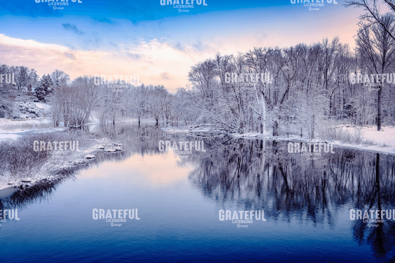 Winter on the Concord River