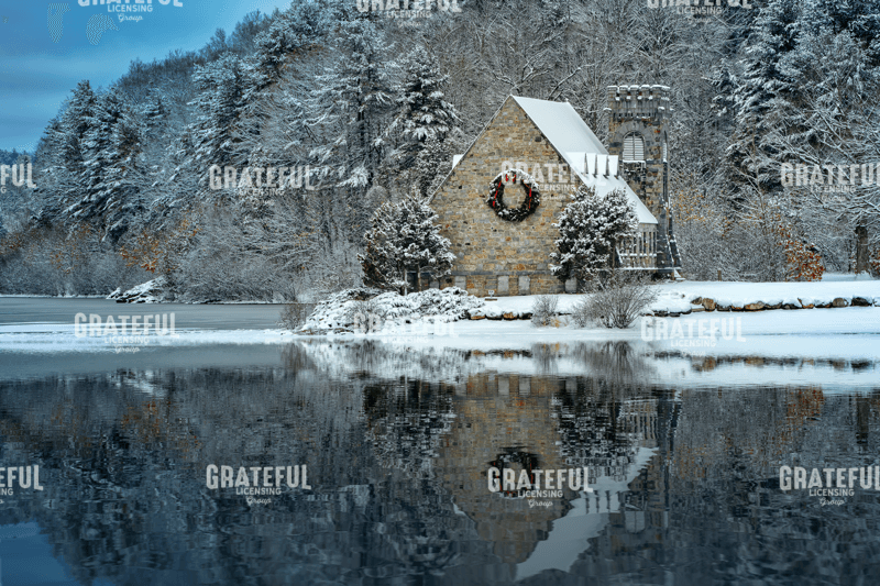 Newfallen Snow at the Old Stone Church