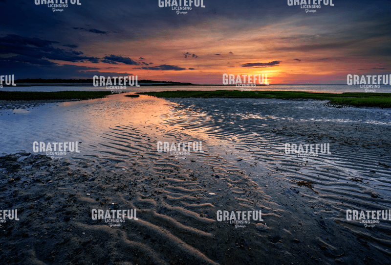 Sunset on Wing Island