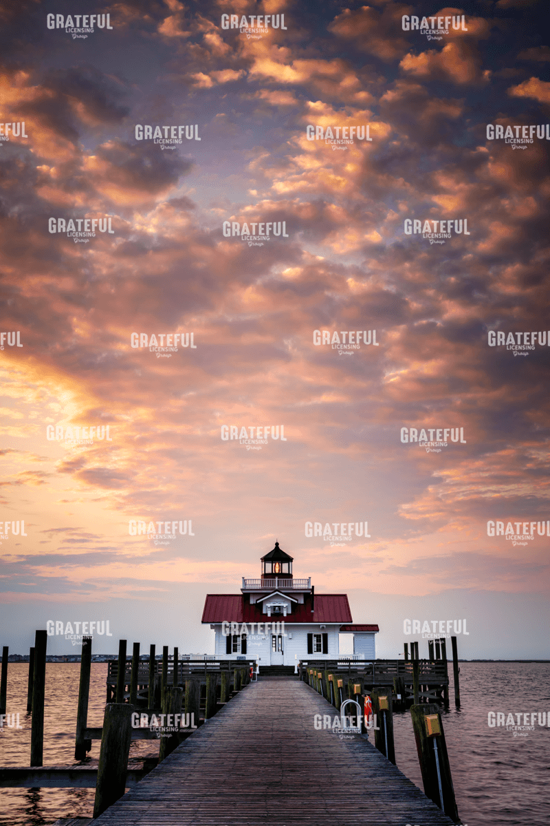 Dawn at Roanoke Marshes Lighthouse