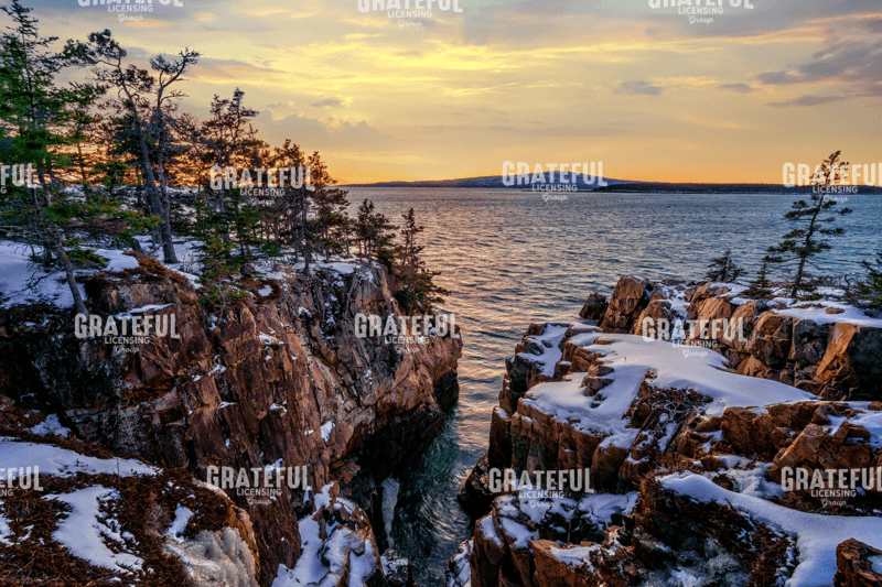 Winter Sunset at Raven's Nest II