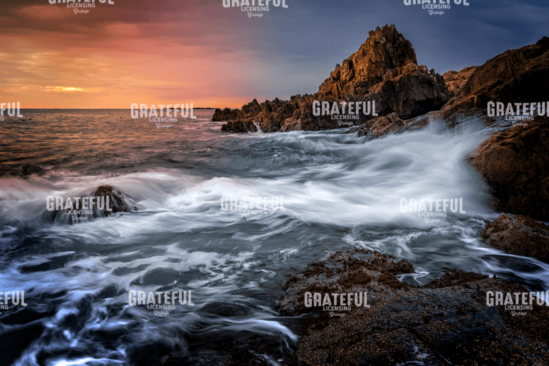 Morning Glow on Bailey Island