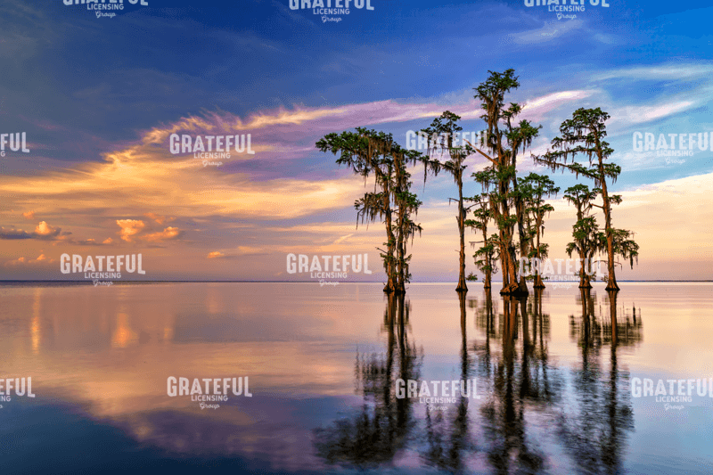 Dusk on Lake Maurepas