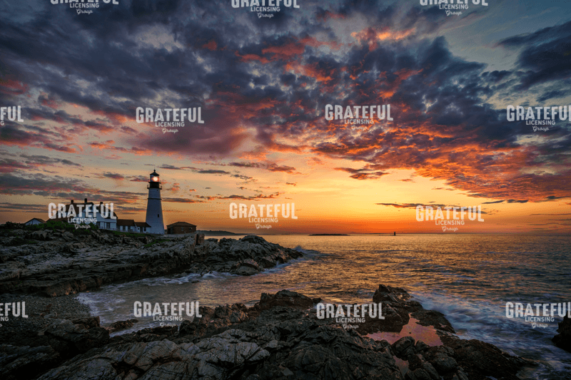 Spring Dawn Portland Head Light