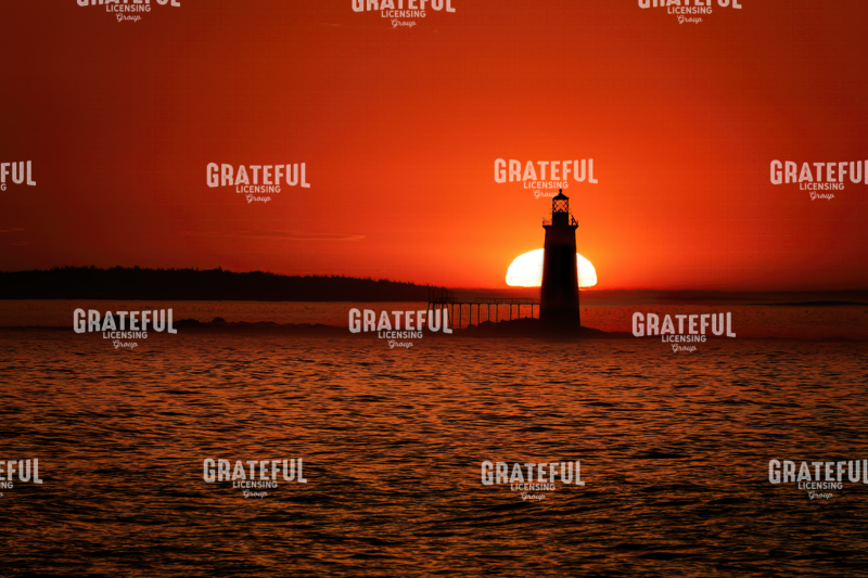 Sunrise at Ram Island Ledge