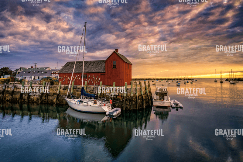Rockport Harbor at Dawn