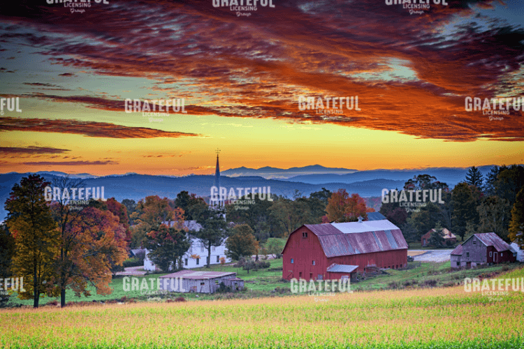 Dawn in Peacham, VT