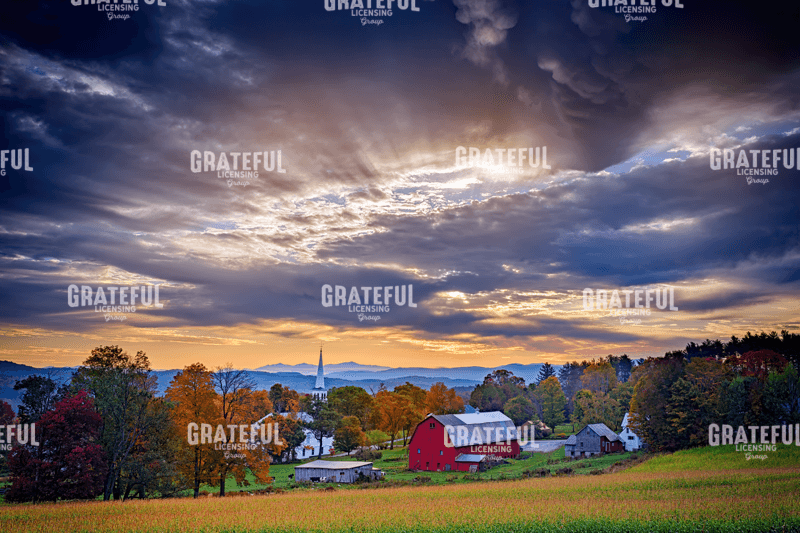 October Sky in Peacham
