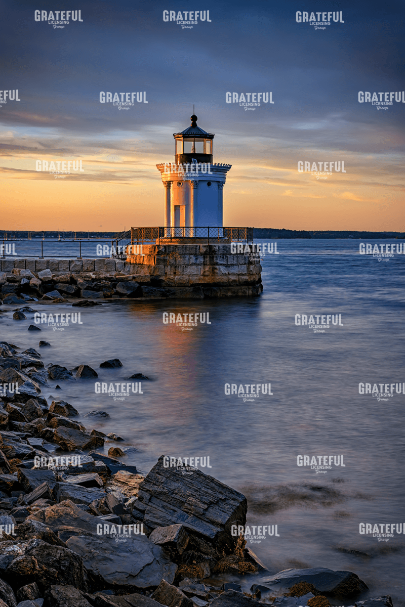 Rick Berk-Days End at Portland Breakwater Light.tif