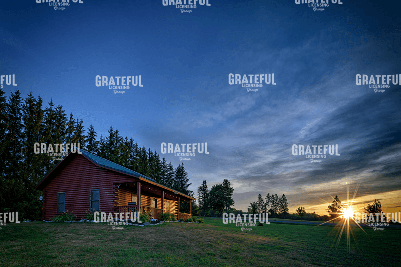 Rick Berk-Sunrise at the Cabin.tif