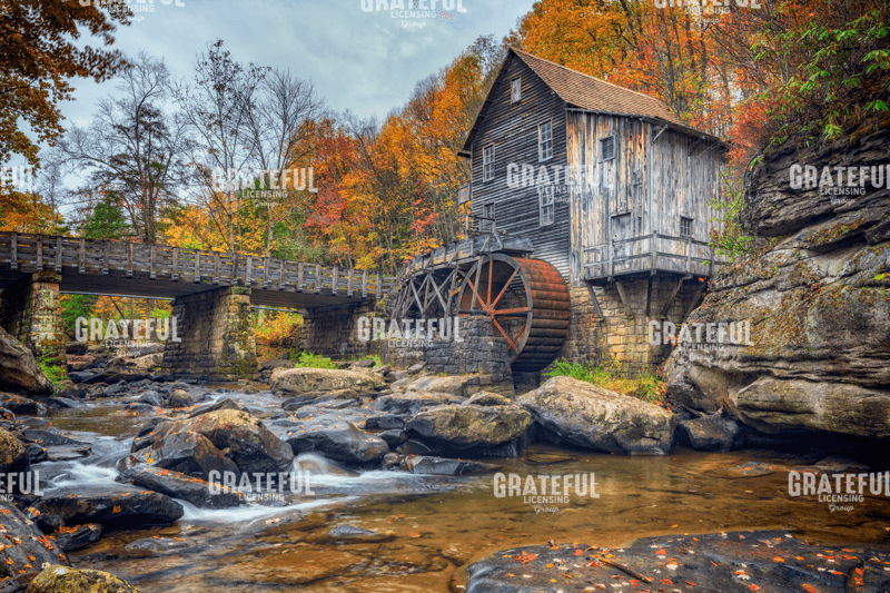 Rick Berk-Autumn Morning in Babcock State Park.tif