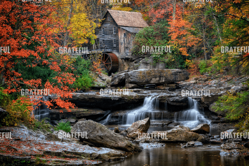 Rick Berk-Autumn at Glade Creek Grist Mill.tif