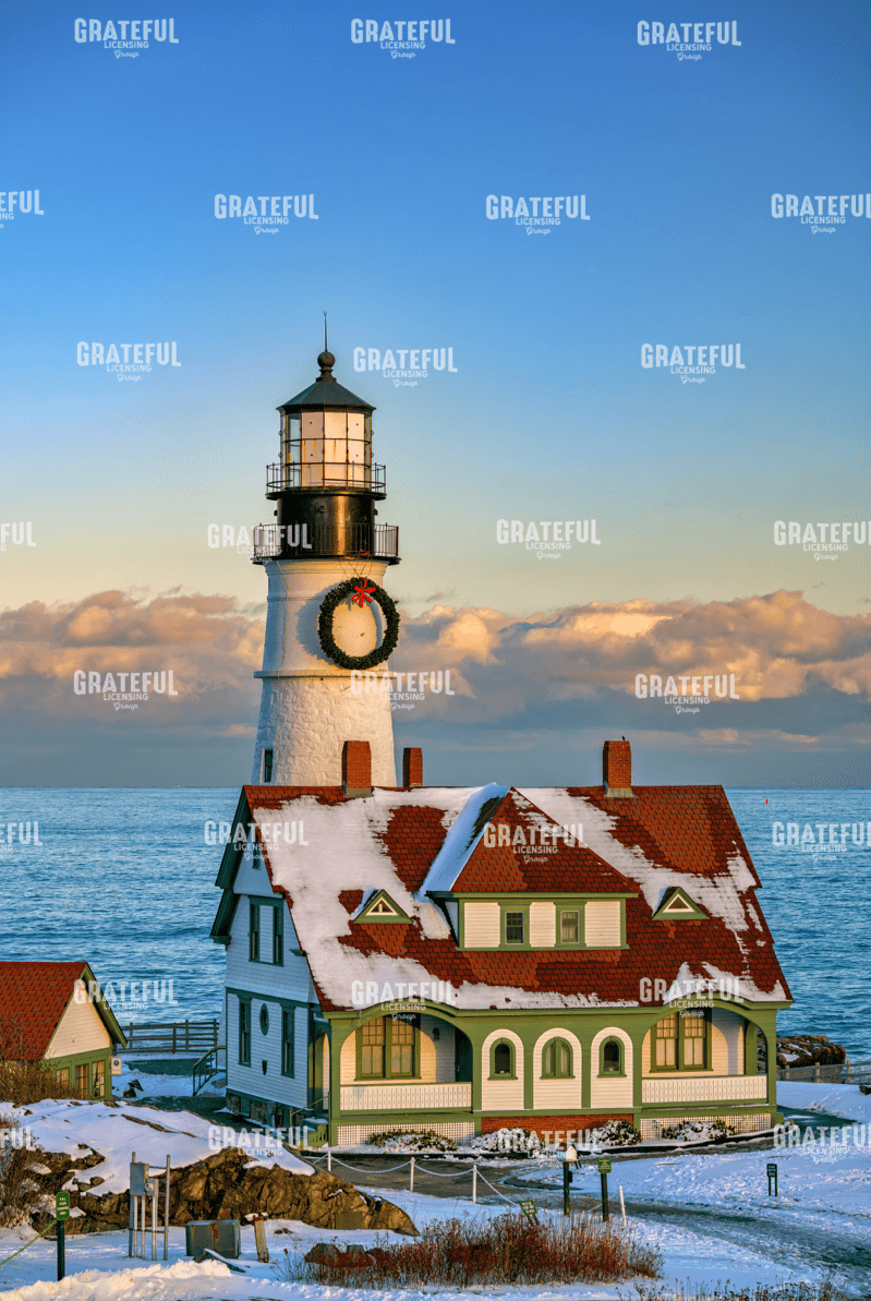 Rick Berk-Winter Afternoon at Portland Head Light.tif