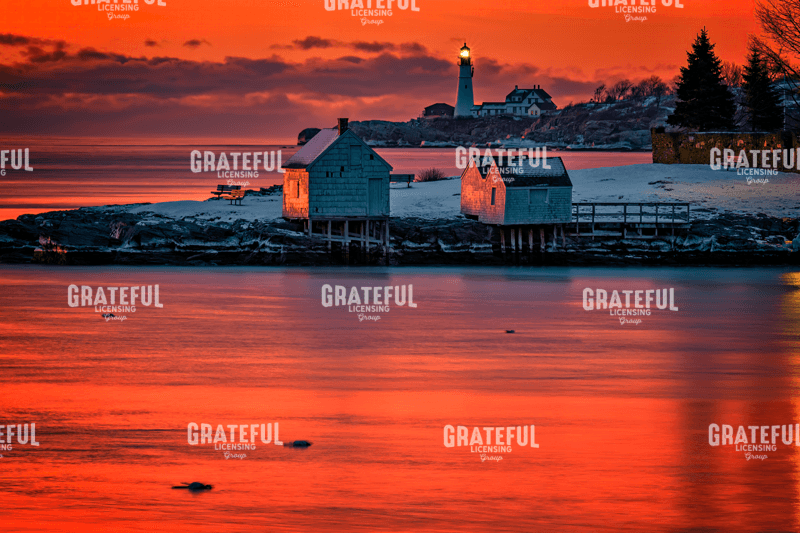 Rick Berk-Wintry Dawn at Willard Beach.tif