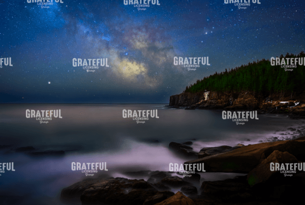 Rick Berk-Milky Way Over Otter Cliff.tif