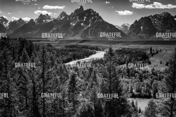 Rick Berk-Grand Teton and the Snake River Monochrome.tif