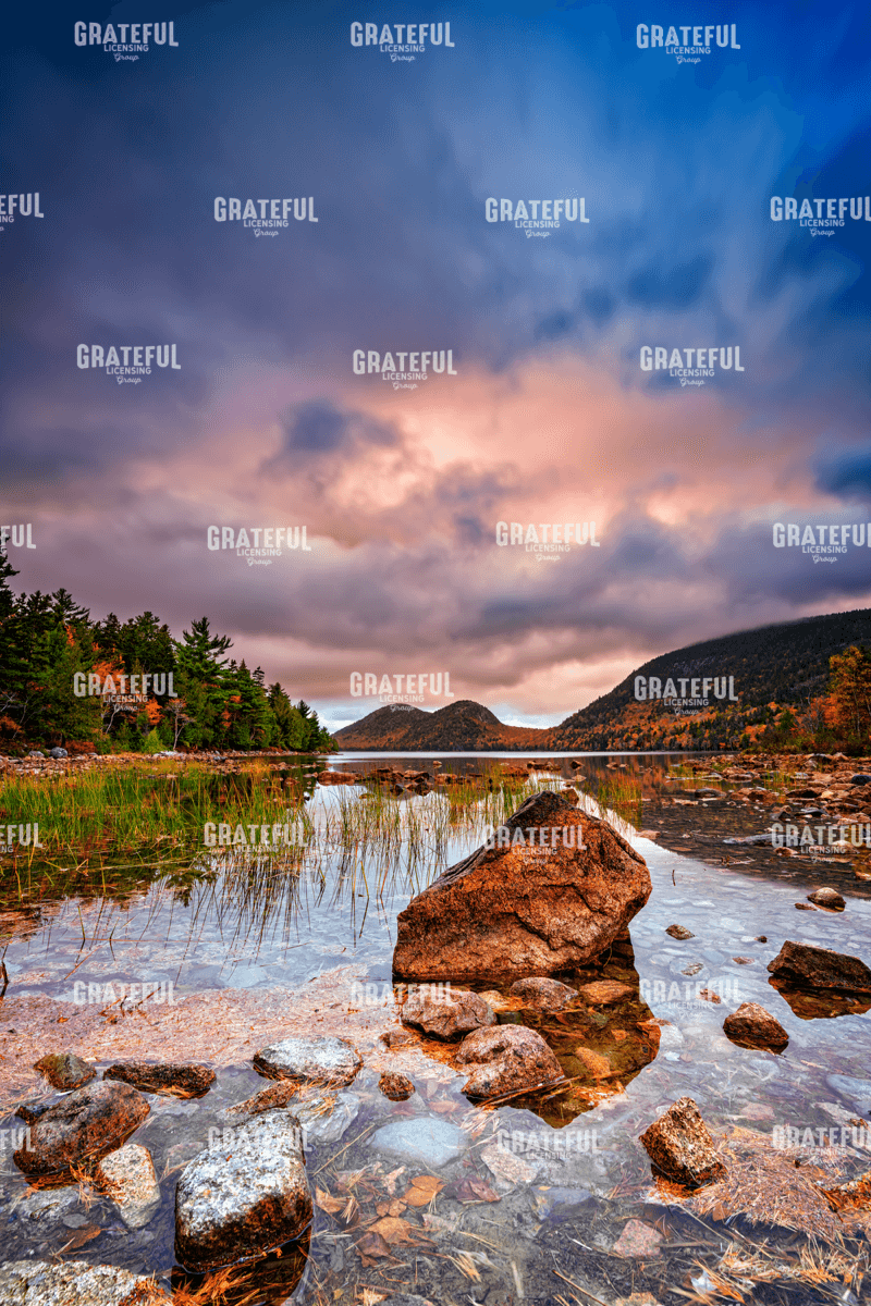 Rick Berk-Cloudy Morn at Jordan Pond.tif