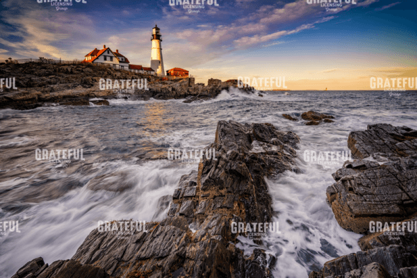 RIck Berk-Autumn Afternoon At Portland Head.tif