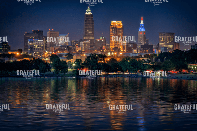 Rick Berk-Cleveland at Night.tif