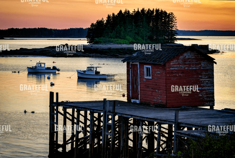 Rick Berk-The Lobster Shack at Dusk.tif