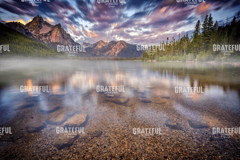 Dawn at Stanley Lake