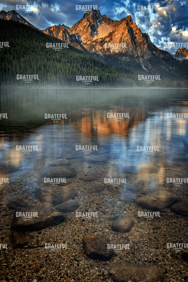 Rick Berk-Morning Mist in the Sawtooths.tif