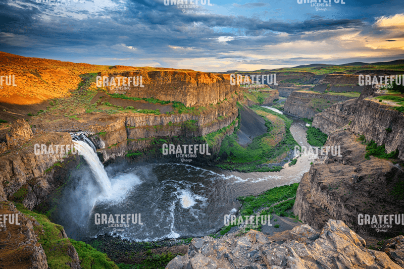 Rick Berk-Sunset at Palouse Falls.tif