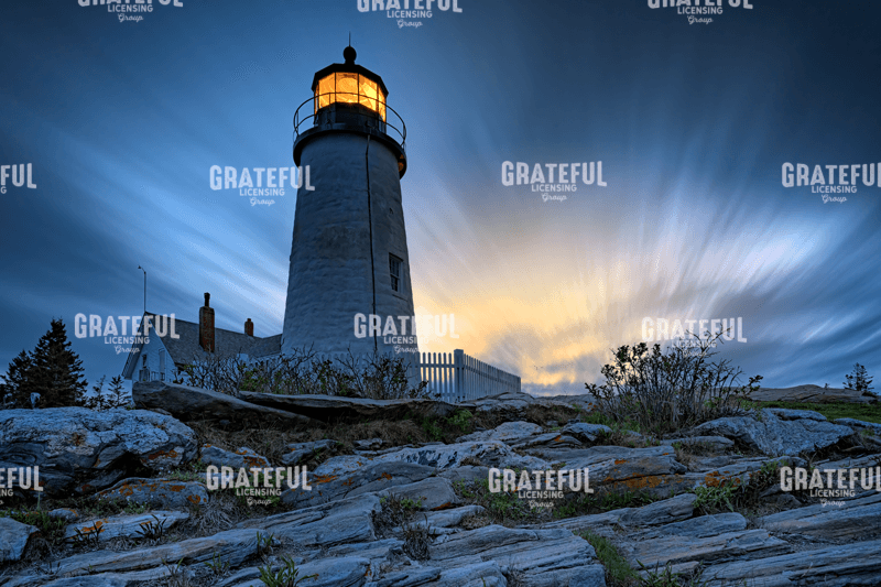 RIck Berk-Cloudy Dusk at Pemaquid Point.tif