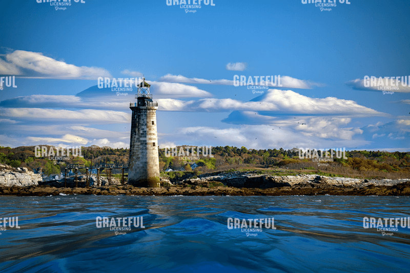 Rick Berk-Ram Island Ledge Light on a Spring Morning.tif
