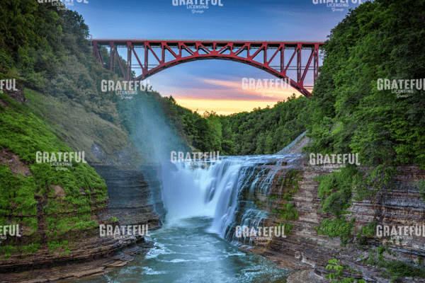 Rick Berk-Sunset at Upper Falls.tif