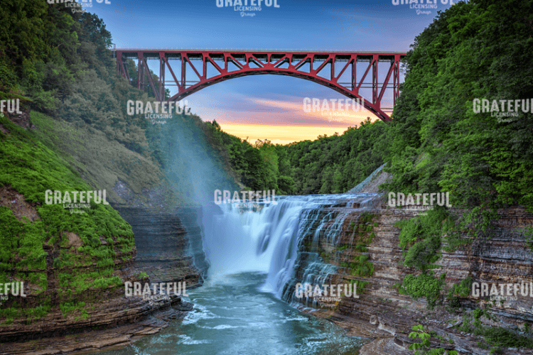 Rick Berk-Sunset at Upper Falls.tif
