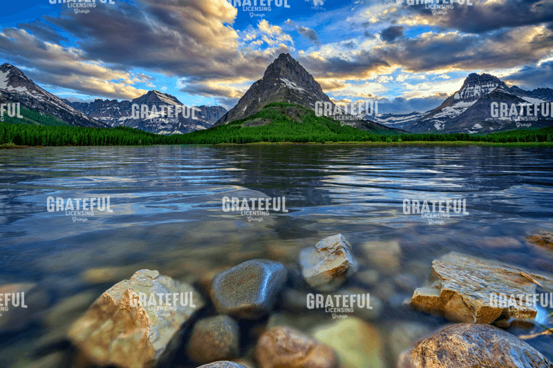 Mount Grinnell and Swiftcurrent Lake