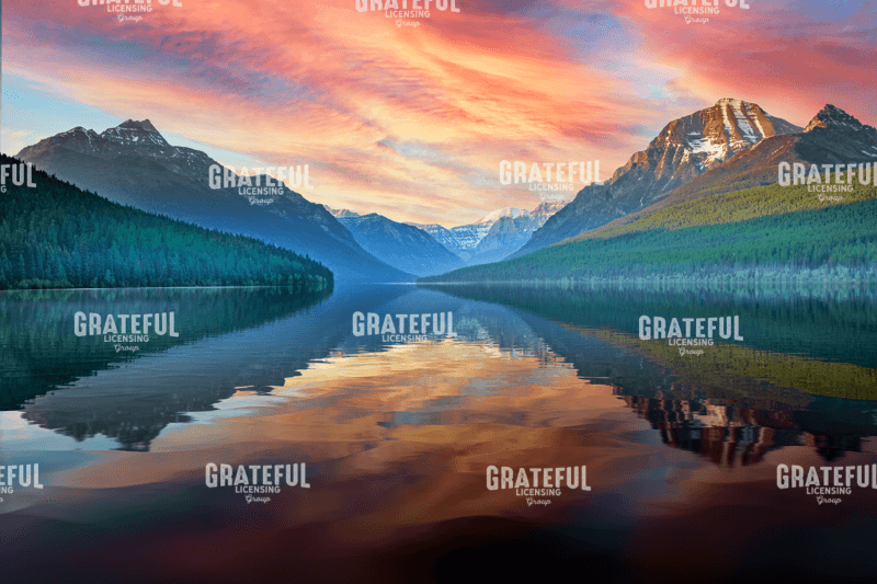 Bowman Lake Twilight