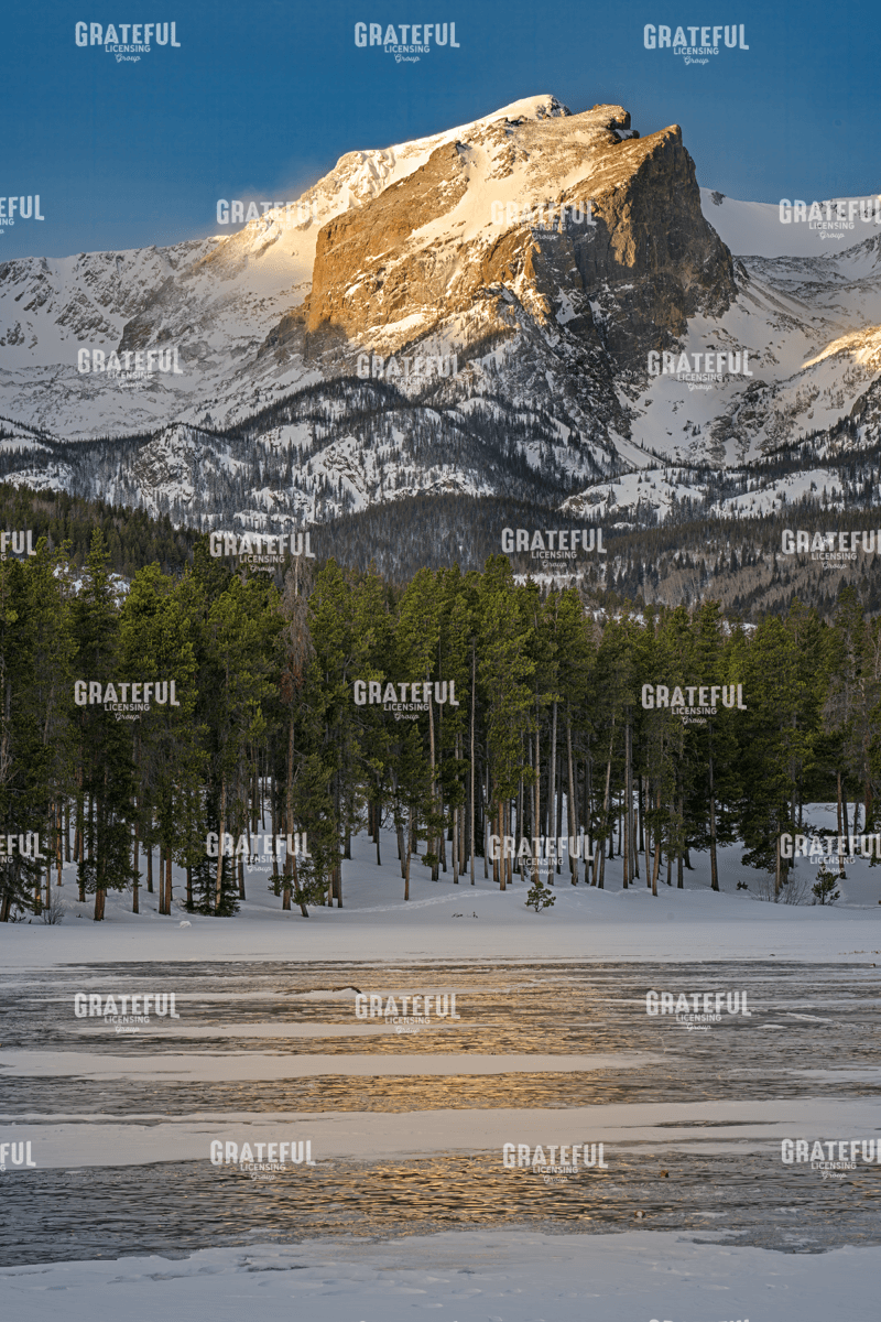 Morning Glow on Hallett Peak