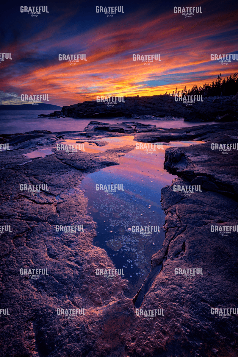 Dusk at Schoodic Point.tif